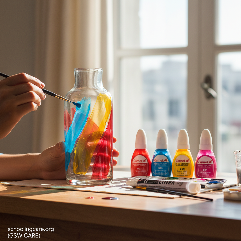 Camel Glass Colours - Lifestyle- Order Now at SchoolingCare Stationary store Online