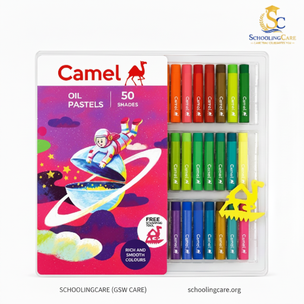 Camel Oil Pastels -Order Now at SchoolingCare Stationary store Online