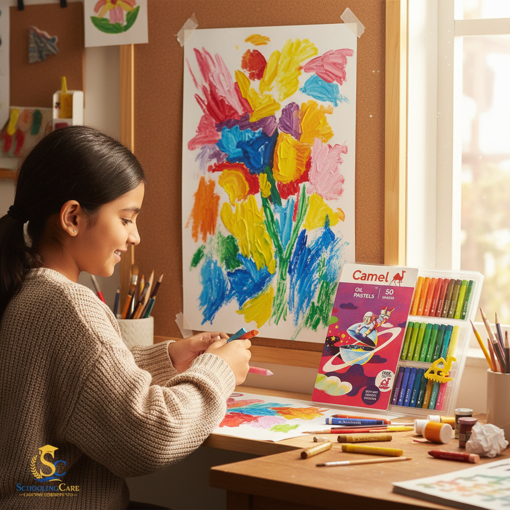Camel Oil Pastels - Lifestyle  Order Now at SchoolingCare Stationary store Online