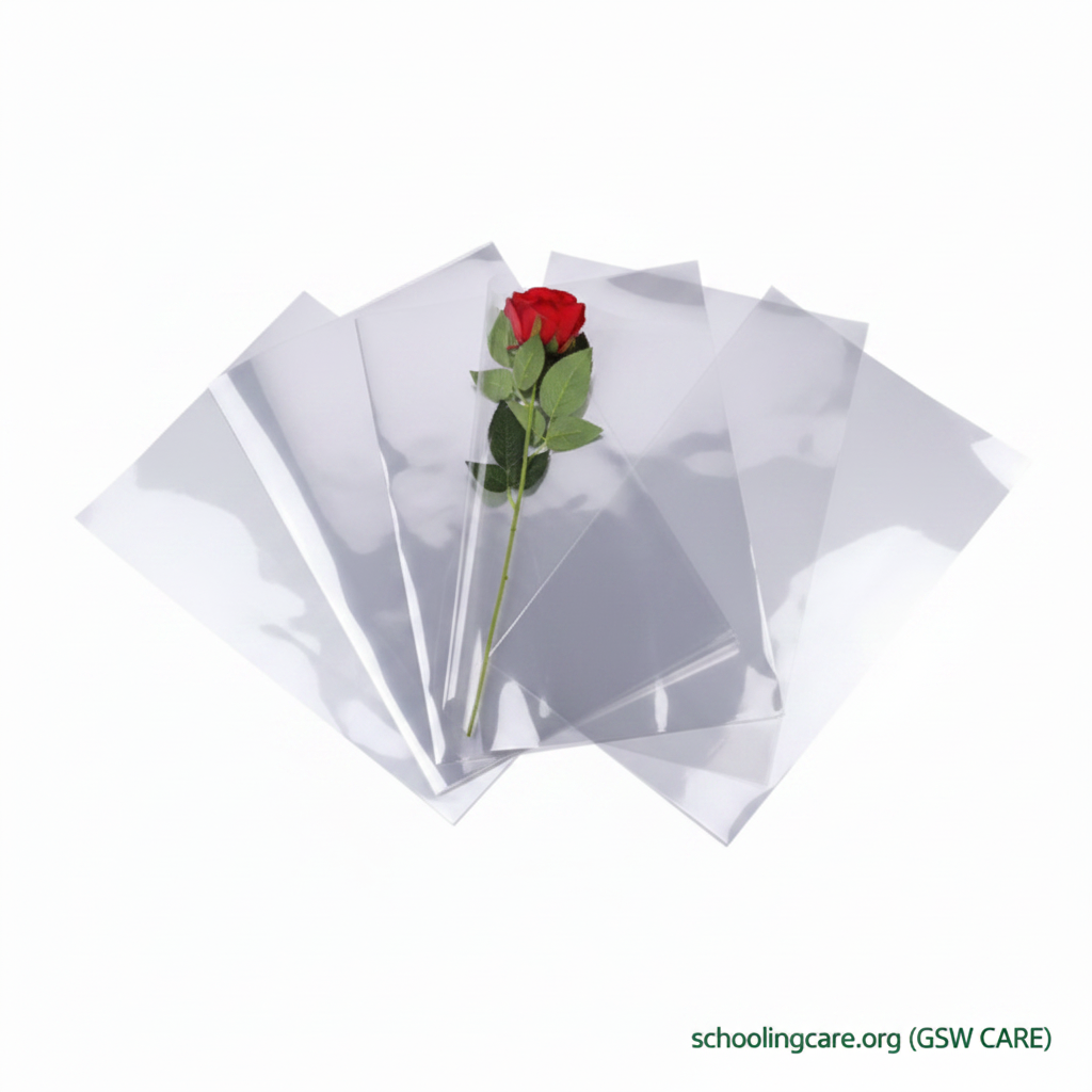 Cellophane Sheets - Flat Lay- Order Now at SchoolingCare Stationary store Online