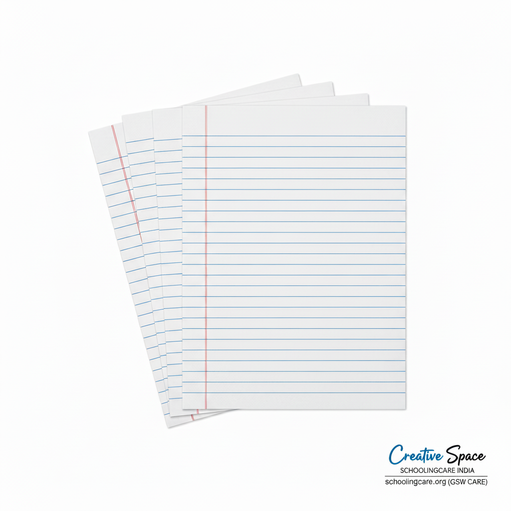 Creative Space Assignment Sheets - Fan- Order Now at SchoolingCare Stationary store Online