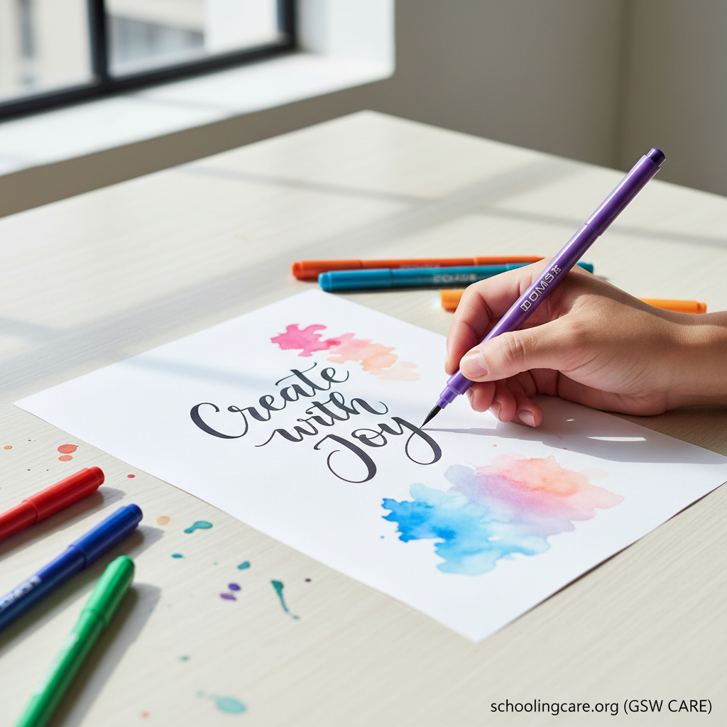 DOMS Brush Pens - Lifestyle