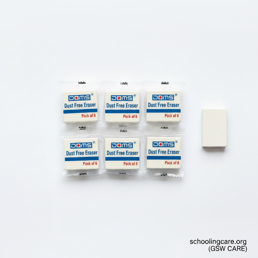 DOMS Dust Free Eraser - Grid- Order Now at SchoolingCare Stationary store Online
