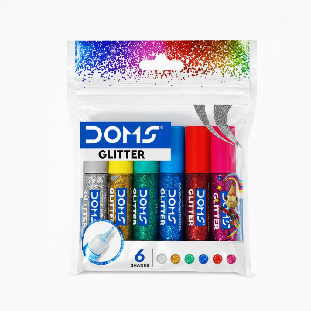 DOMS Glitter Glue - Main- Order Now at SchoolingCare Stationary store Online