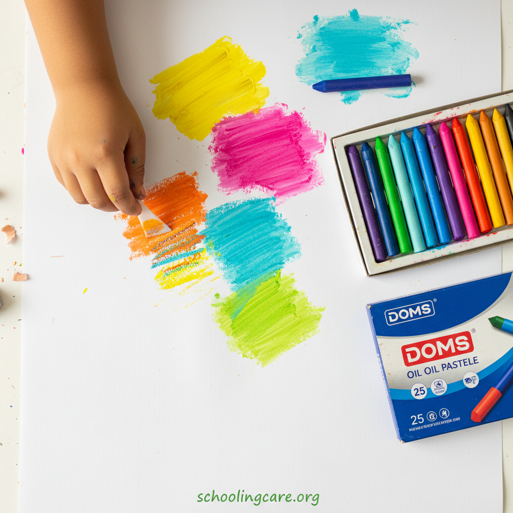 DOMS Oil Pastels 25 - Schoolingcare online Stationary store Buy Now Online