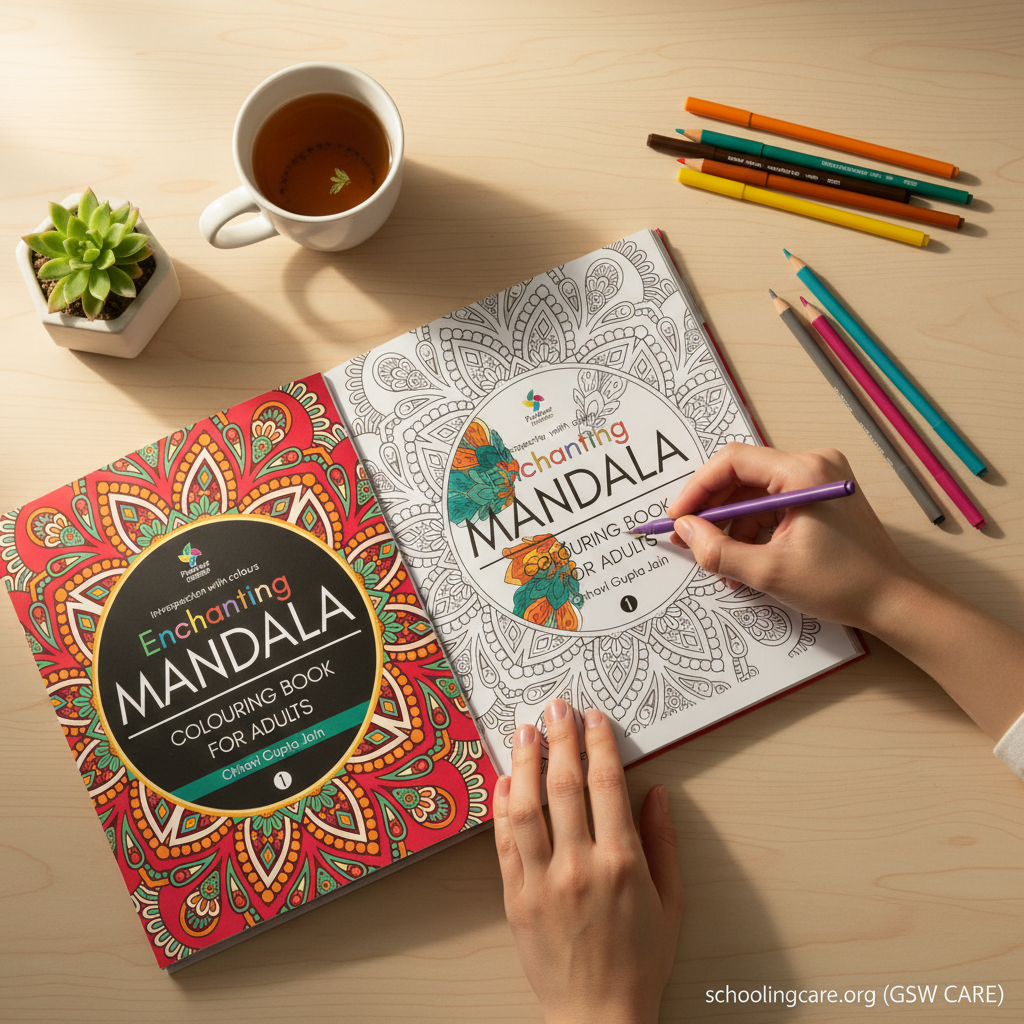 Enchanting Mandala 1 - Lifestyle- Order Now at SchoolingCare Stationary store Online
