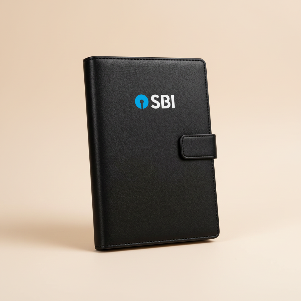 SBI Bank diary gift pack on a clean studio background