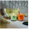  Ekam shot glass scented candle jasmine and lime fragrance pack of 2