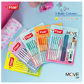  Flair Move multicolour stationery kit for school with essential supplies