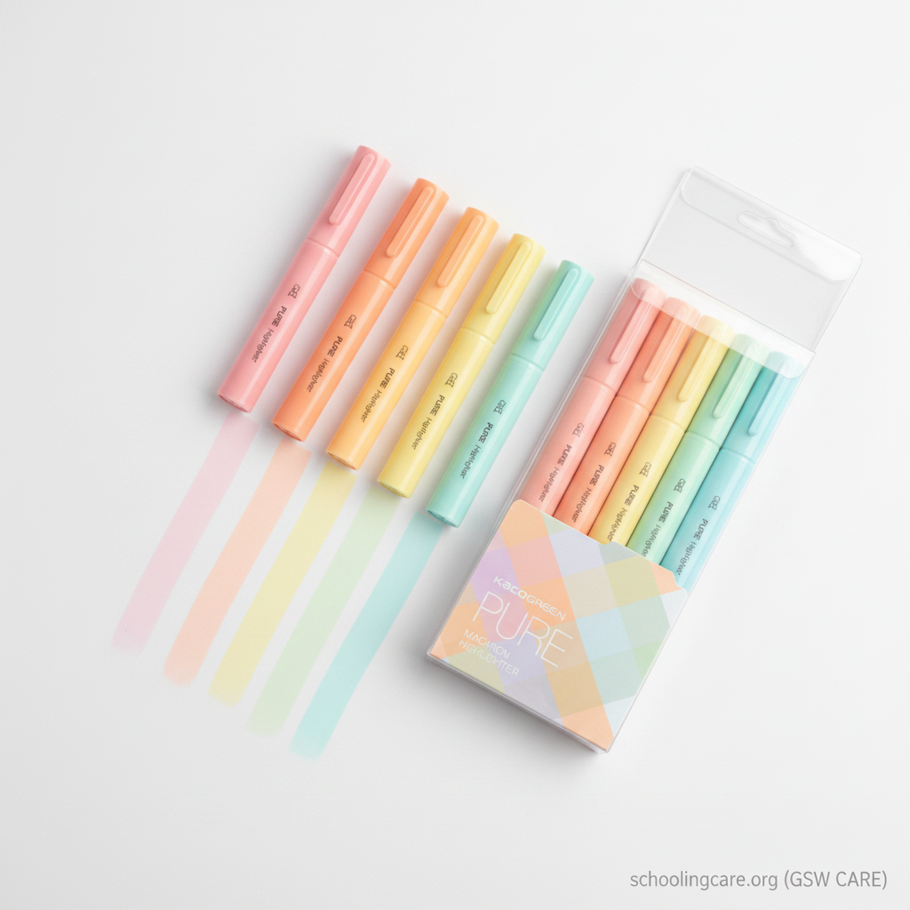 KACO Macaron HL - Flat Lay- Order Now at SchoolingCare Stationary store Online