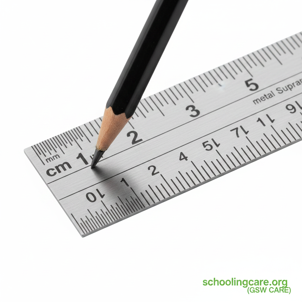 Nuovi Metal Scale - Close-up- Order Now at SchoolingCare Stationary store Online