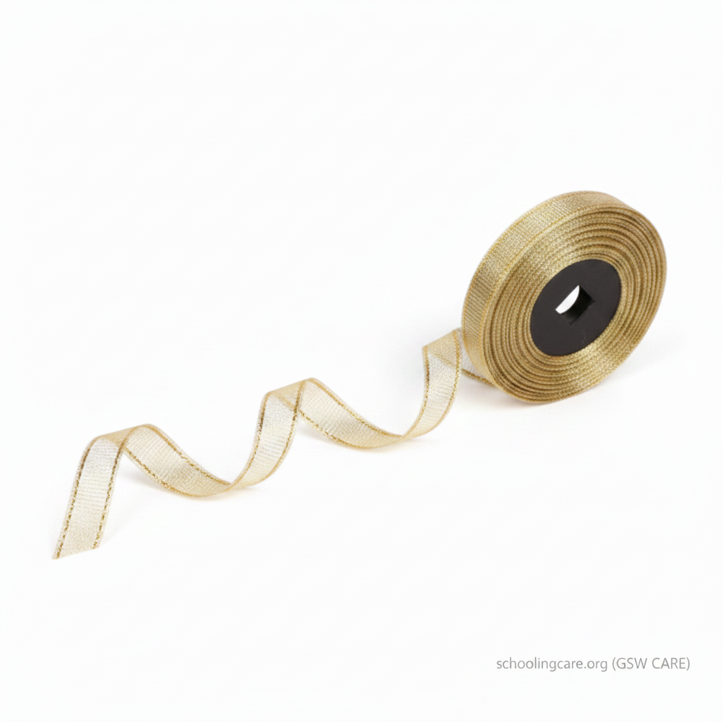 Organza Ribbon - Flat Lay- Order Now at SchoolingCare Stationary store Online