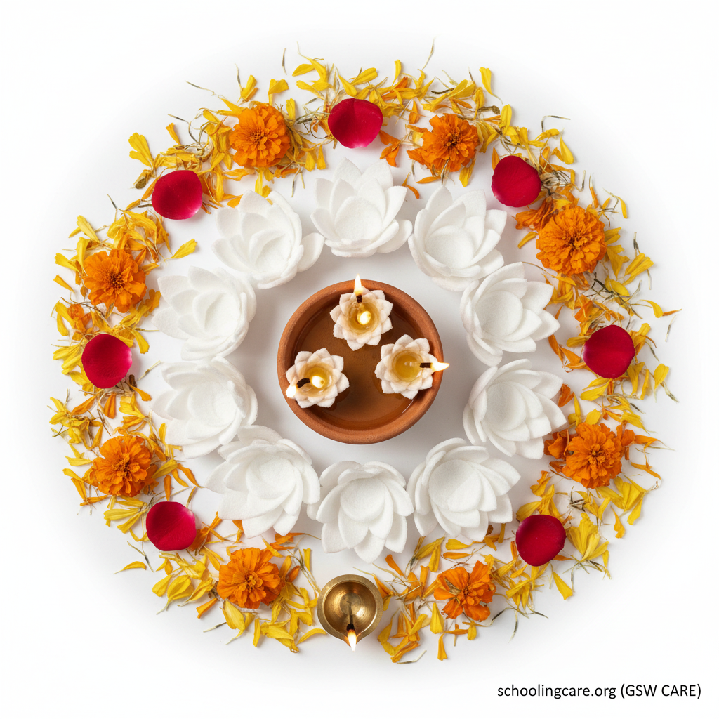 Phool Diya Batti - Flat-- Order Now at SchoolingCare Stationary store Online