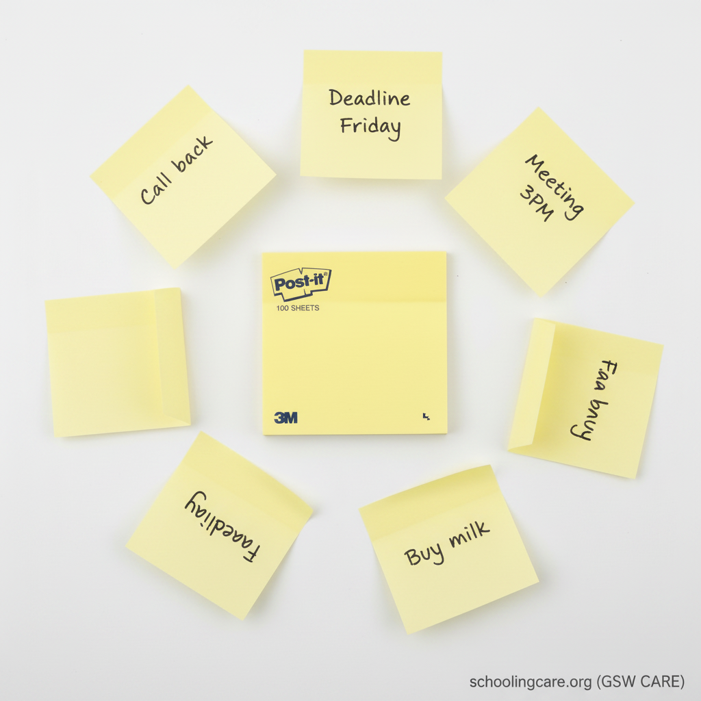 Post-it 3M - Flat Lay- Order Now at SchoolingCare Stationary store Online