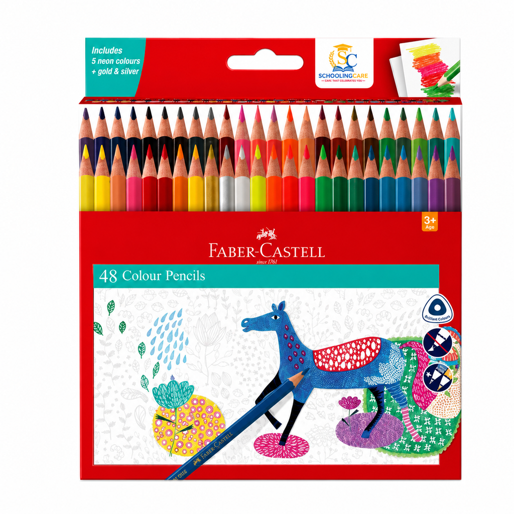  Faber-Castell colour pencils multicolour set for school art and illustration