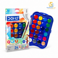  DOMS 24 shades water colour cakes set with mixing palette for school and art projects