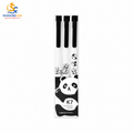  KACO K7 Panda black gel pen set of 3 for smooth writing and journaling