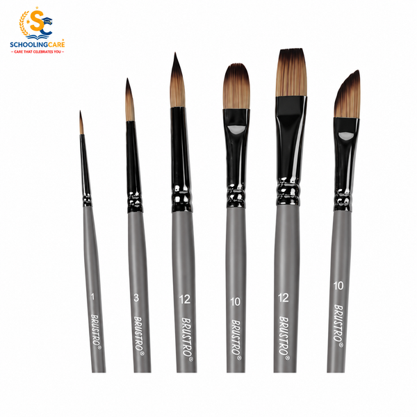 Brustro Artists’ Velve Touch Brush / 6 Piece Set