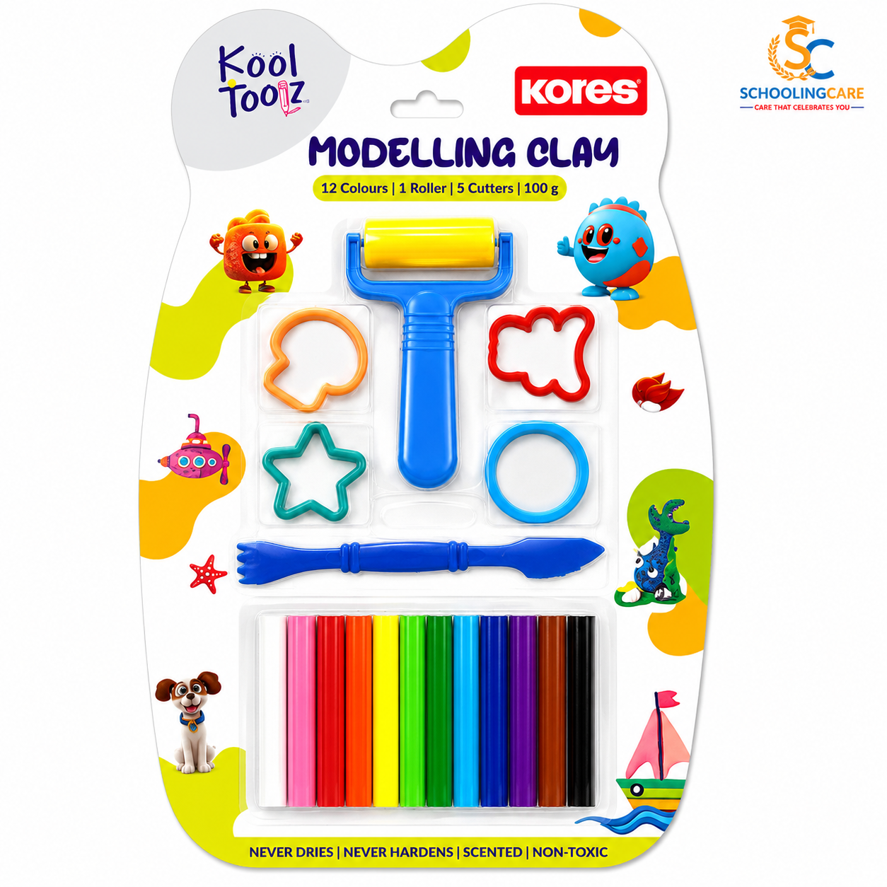 Colorful Children's Modelling Clay Set