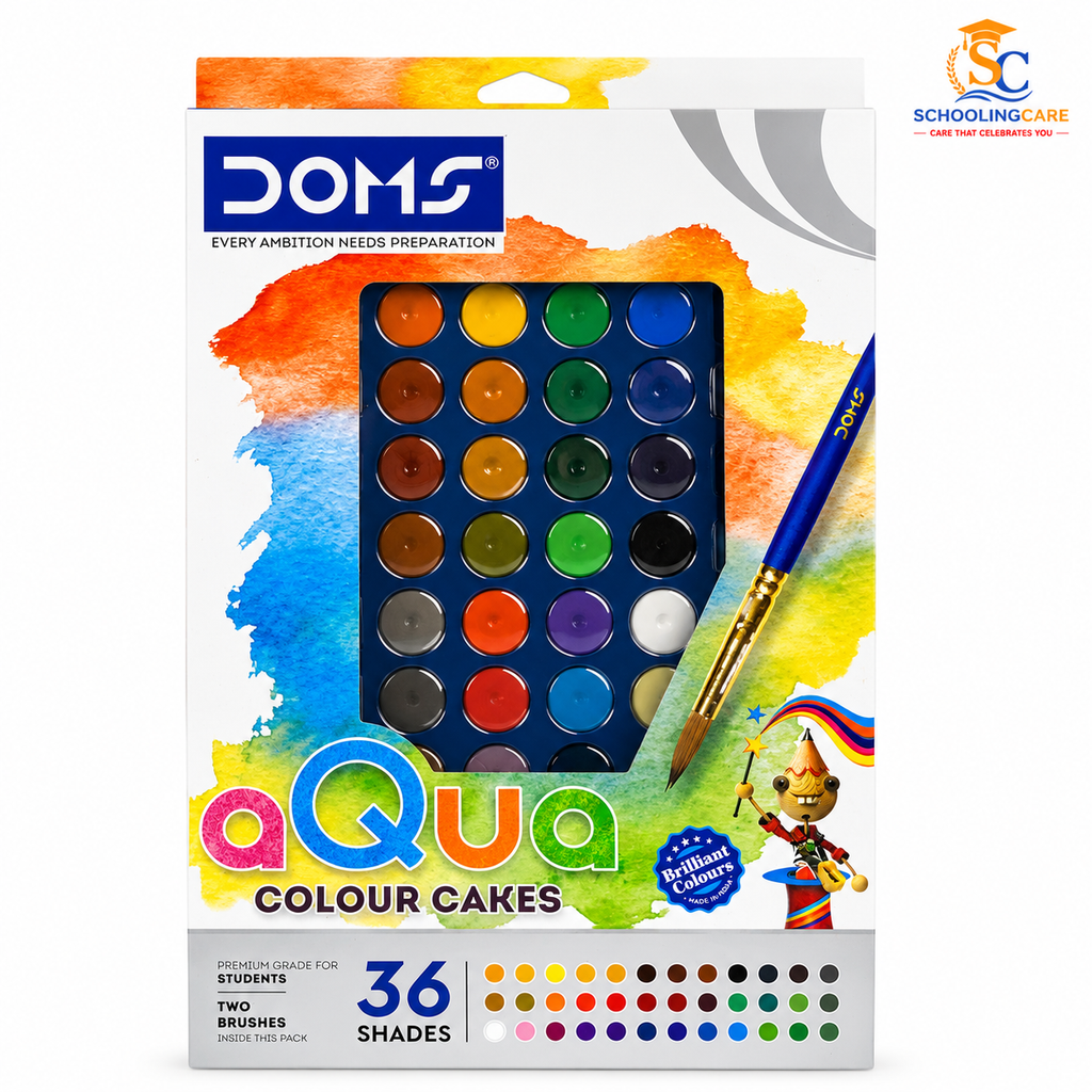 Doms Vibrant Aqua Water Colour Cakes 36 Shades