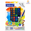 Doms Vibrant Aqua Water Colour Cakes 36 Shades