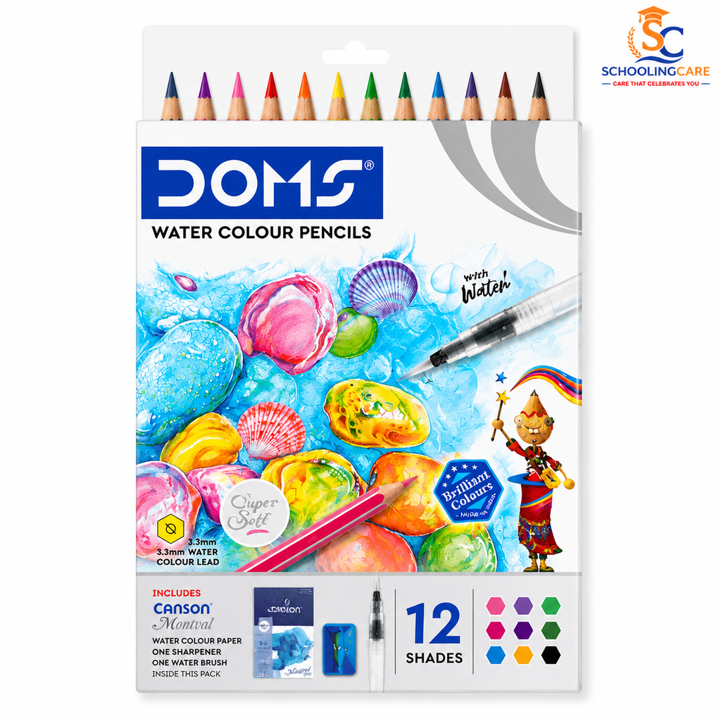 DOMS Watercolor Pencils 12 Shades