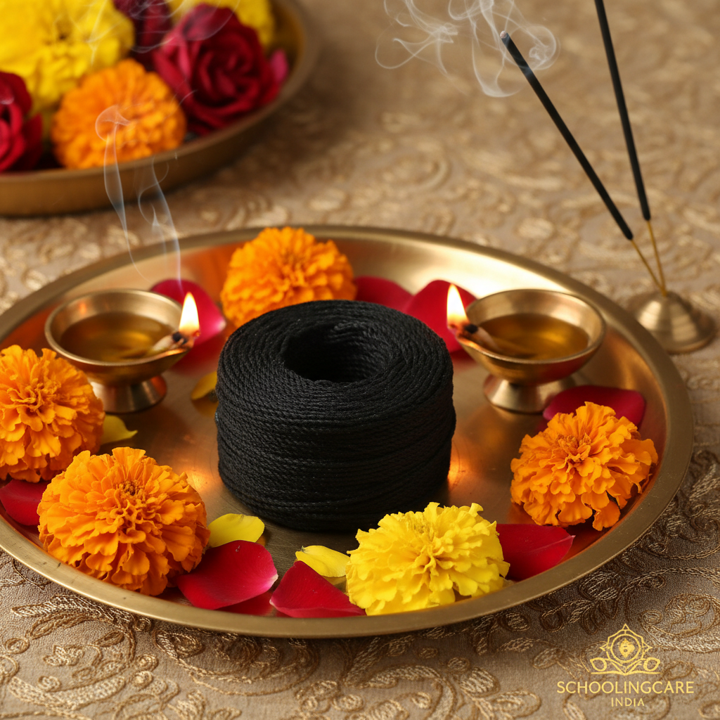 Sohum Black Thread Puja Thali
