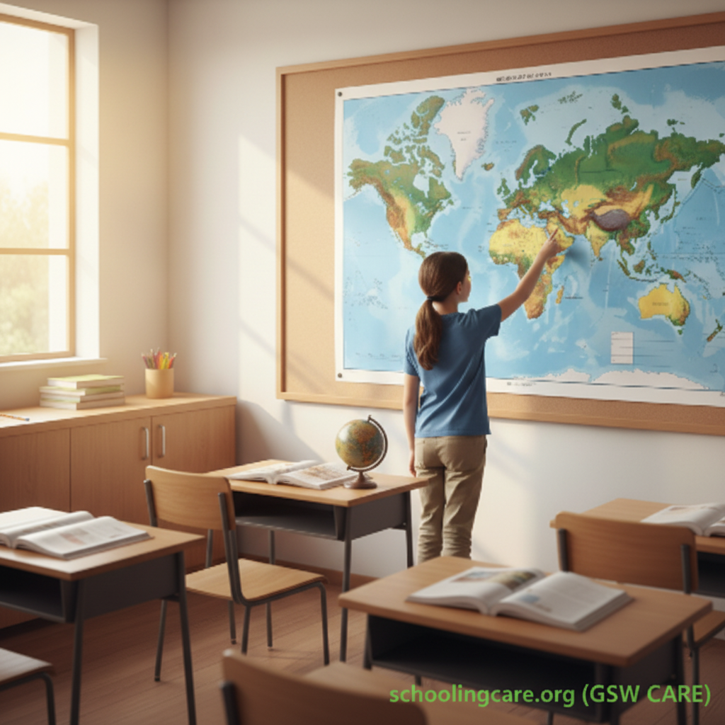 World Map - Lifestyle- Order Now at SchoolingCare Stationary store Online