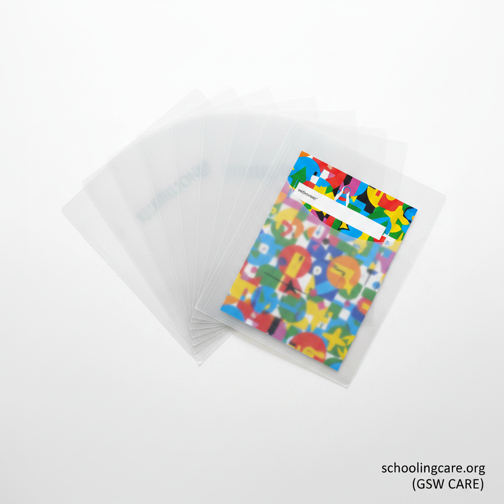 Worldone A4 Clear Folder - Fanned- Order Now at SchoolingCare Stationary store Online